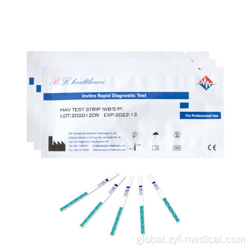 Hav Blood Test Kits Hepatitis A Virus HAV IGM Antibody Test Strips Factory